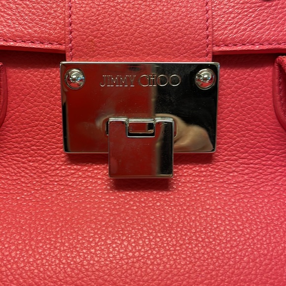 HOLD—-JIMMY CHOO Handbag in hot pink NWT - Picture 7 of 11
